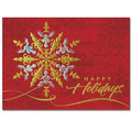 Sparkling Snowflake Holiday card
